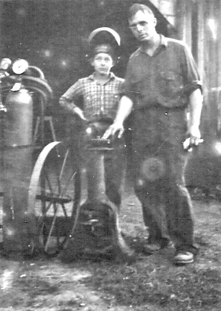Tom Sargent and his Father